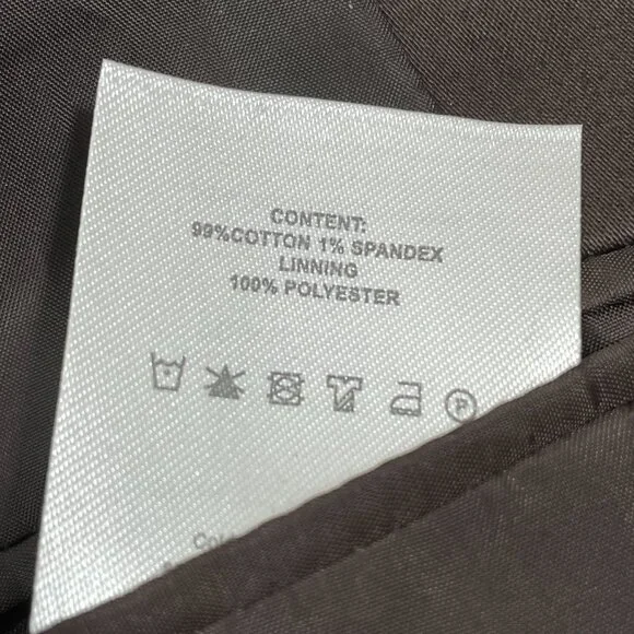 7DIAMONDS Giovan Battista Blazer‎ Men's XL JKT-8037 Brown Cotton Sport Coat - Picture 6 of 6